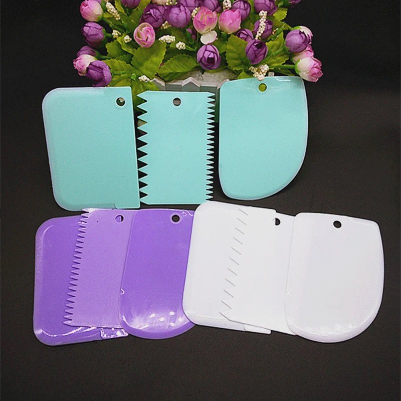 1 Набор пищевых пластиковых кондитерских изделий для крема теста трапециевидная