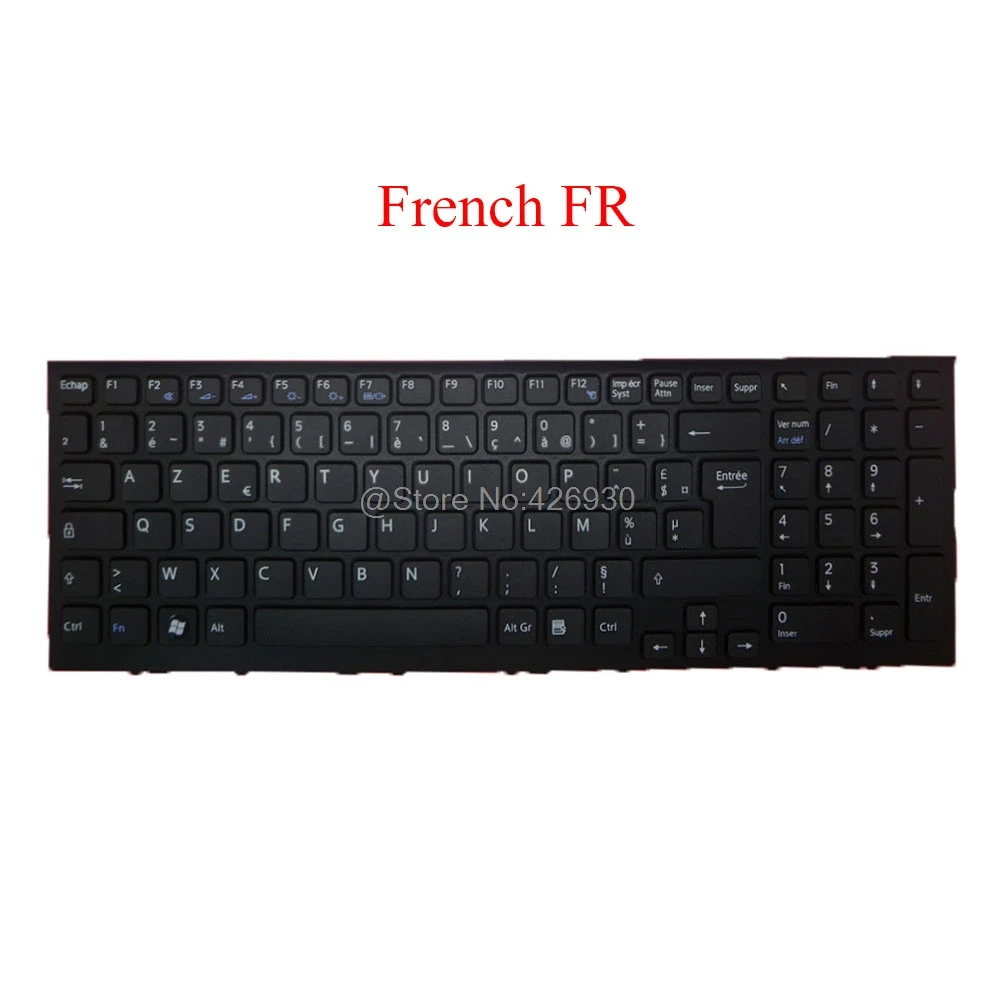 Ноутбук FR TR NE клавиатура для SONY VAIO VPCEE VPC-EE 148933241 AENE7P001100 французский турецкий