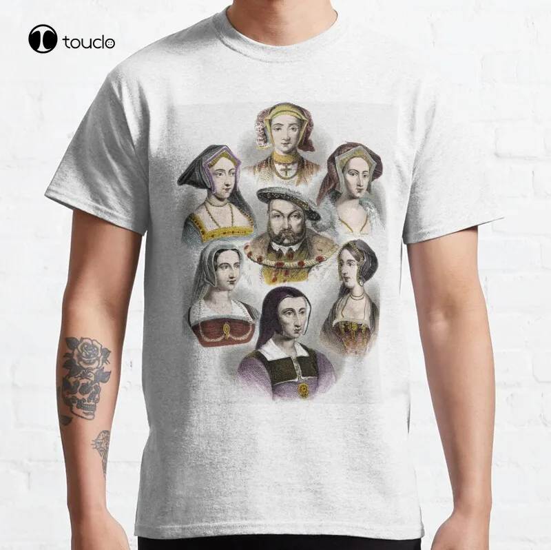 

New Henry Viii Classic Anne Of Cleves Portrait Tu dor T-Shirt Cotton Tee Shirt