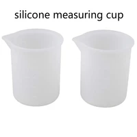 3pcs silicone measuring cups 100 ml silicone cups non stick mixing cups diy glue tools cup for handmade craft