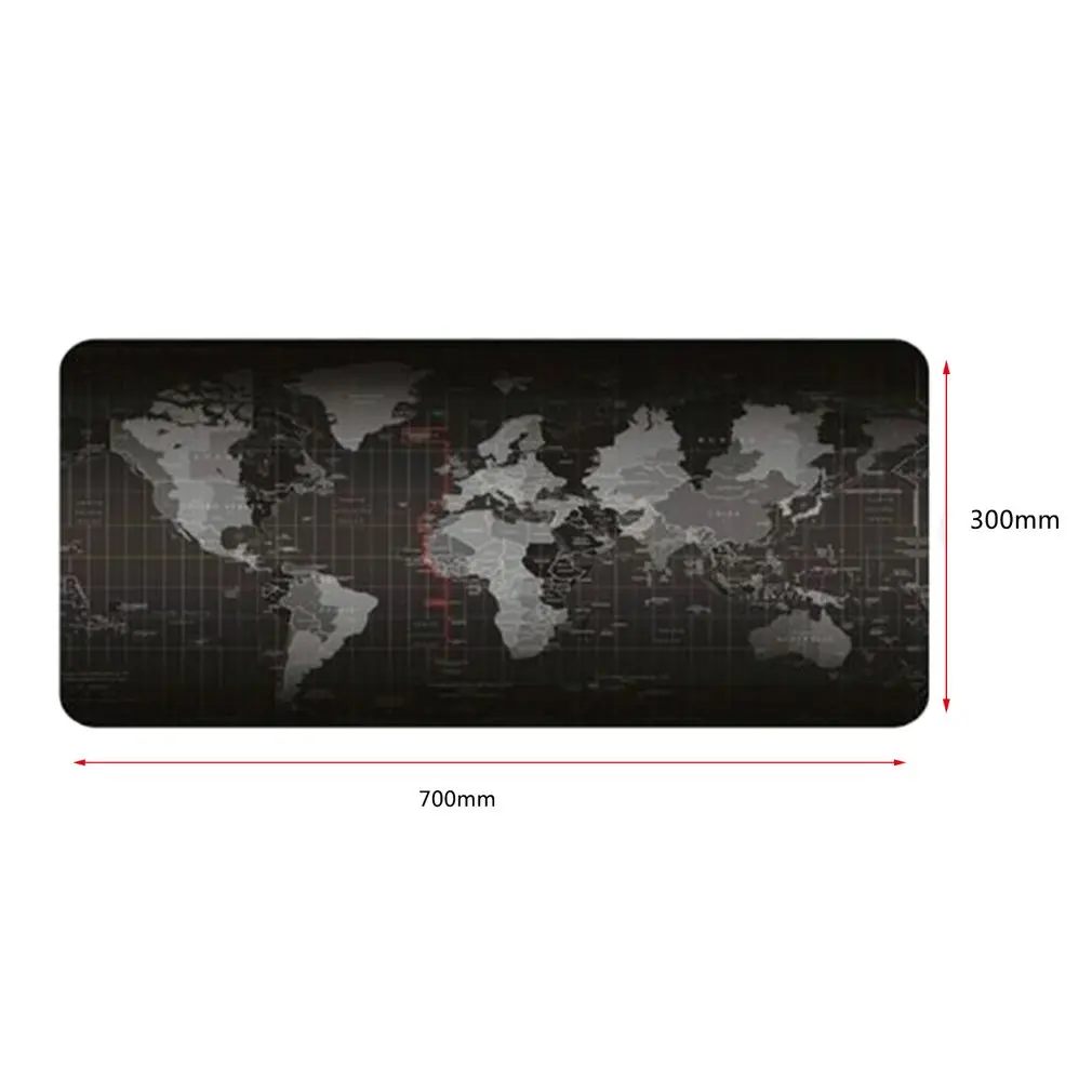 Коврик для клавиатуры большого размера 300x700x2 мм коврик мыши с картой мира
