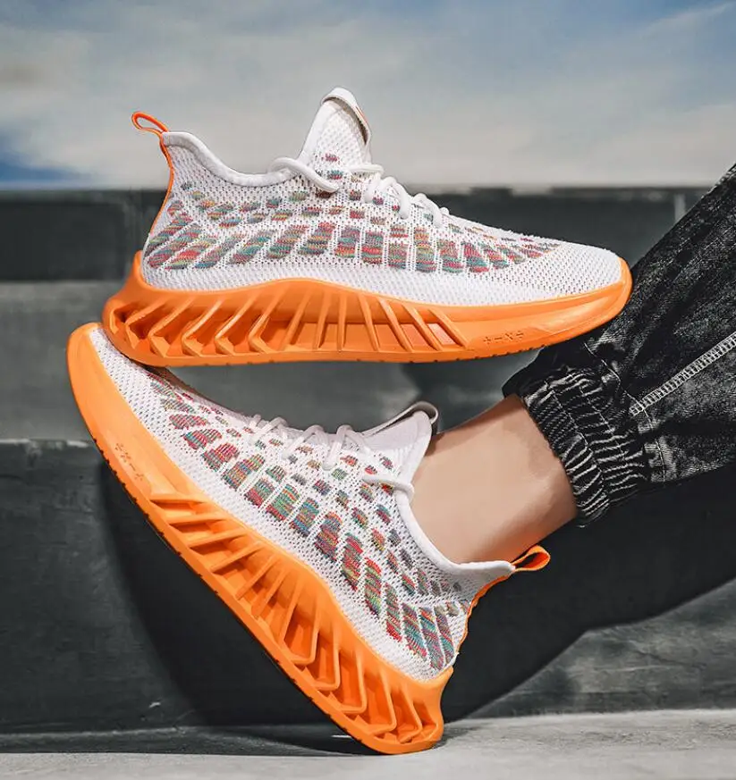 

new Flying woven mens coconut shoes mesh Breathable Men Casual Shoes trend men Sports Shoes fashion Men Sneakers running shoes