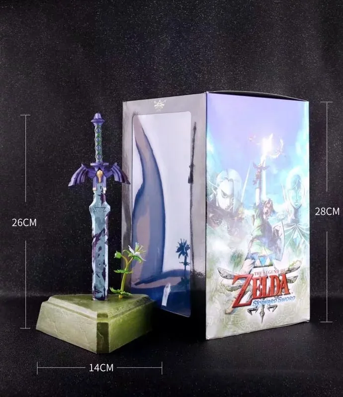 

26cm In Stock Zelda Skyward Sword link Master Sword Action Figure Model Toys Doll For Gift