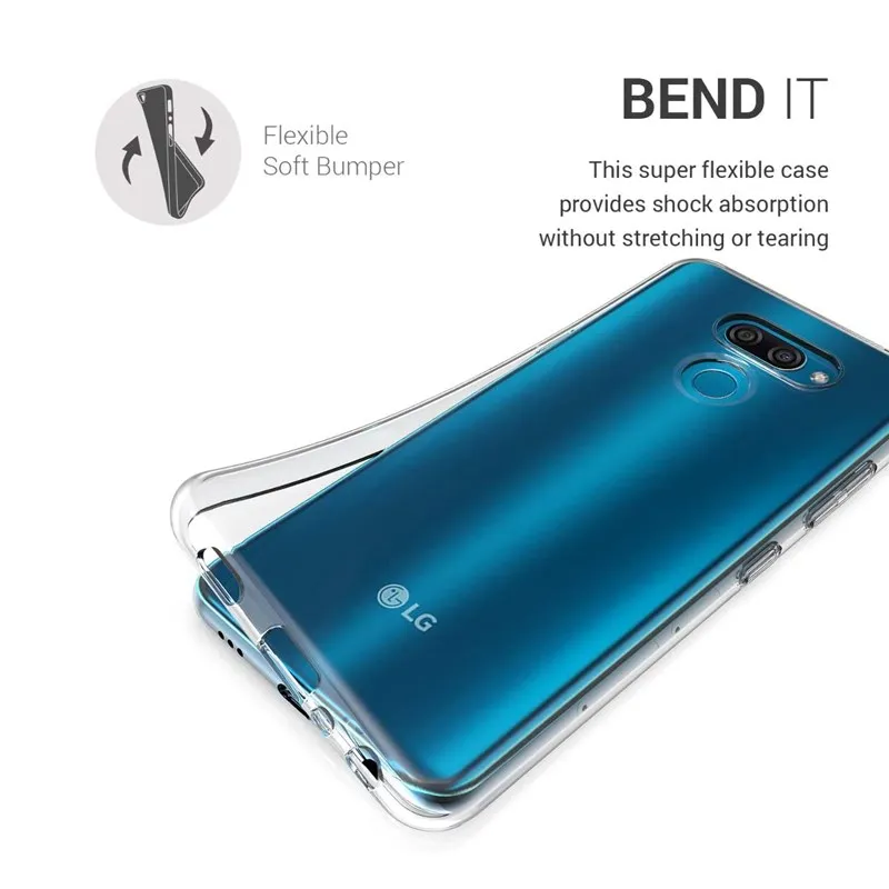 Мягкий прозрачный чехол для LG V60 Q51 K61 K51S K41S V50S G8X G8S ThinQ Q70 K30 K20 2019 K40S K50S Stylo 5 2 4 + Q60 Q9 Q7