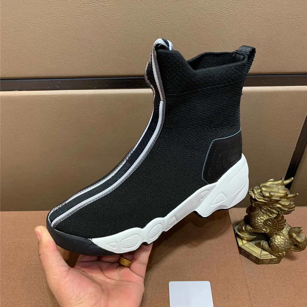 Женская обувь кроссовки повседневная трикотажная с гибкой подошвой дышащие