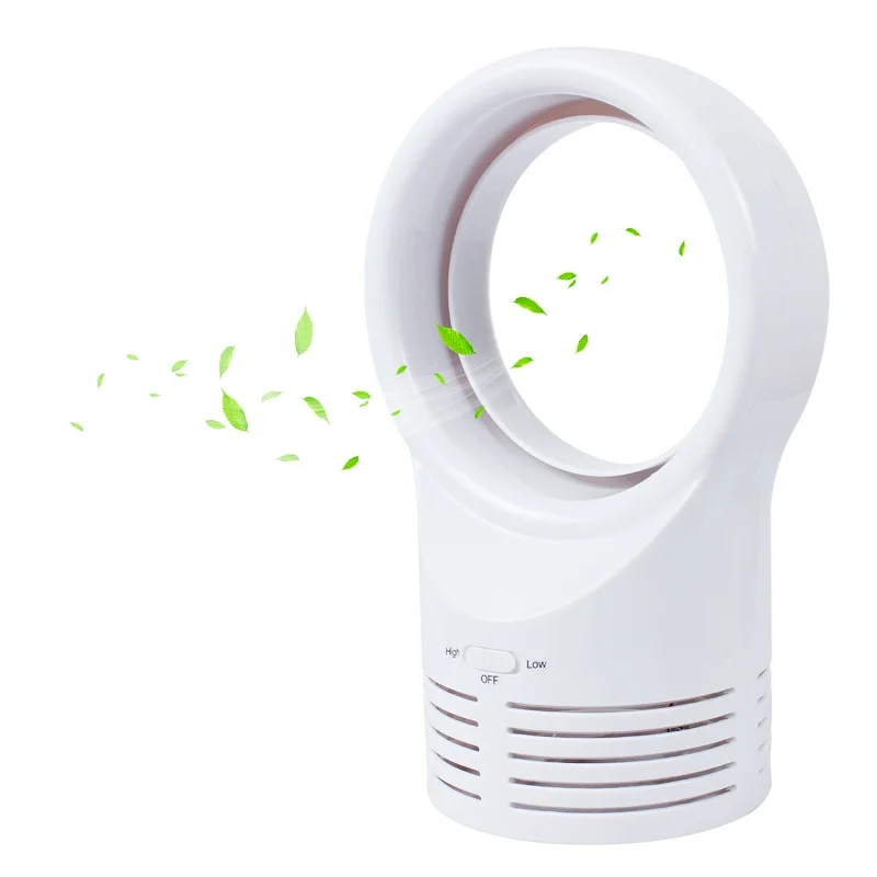 Uk Plug White Fan Tonbux мини настольный вентилятор без лопастей портативная система охлаждения кондиционер низкий дБ - Цвет: Uk Plug White Fan