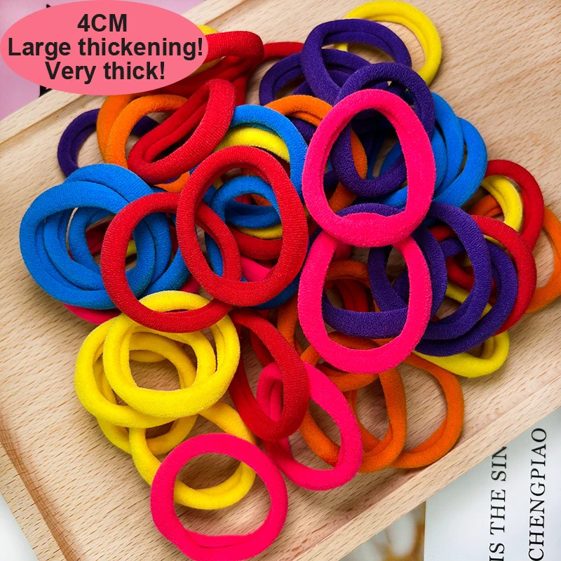 50 шт. Однотонные резинки для волос в Корейском стиле |