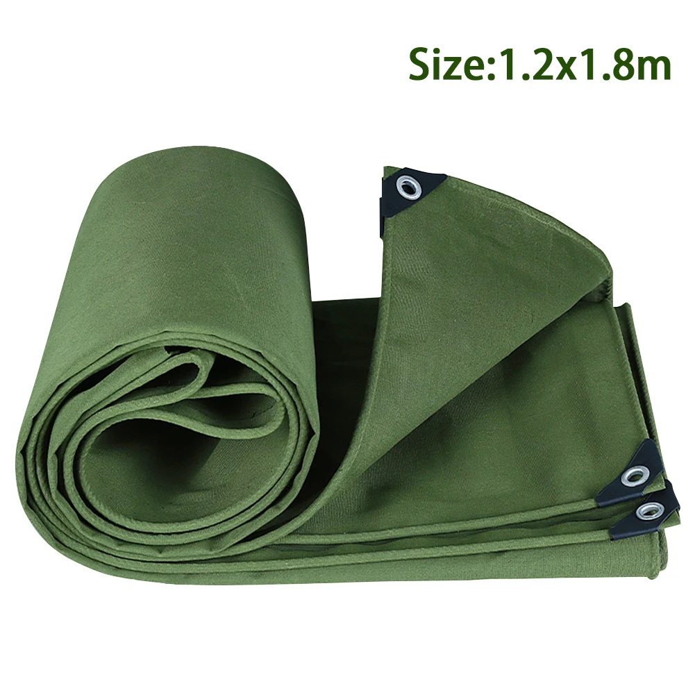 

Heavy Duty Sunshade Canvas Tarp Dustproof Cover Shelter Tarpaulin Wear Resistant Outdoor Waterproof Tent With Eyelets Hanging