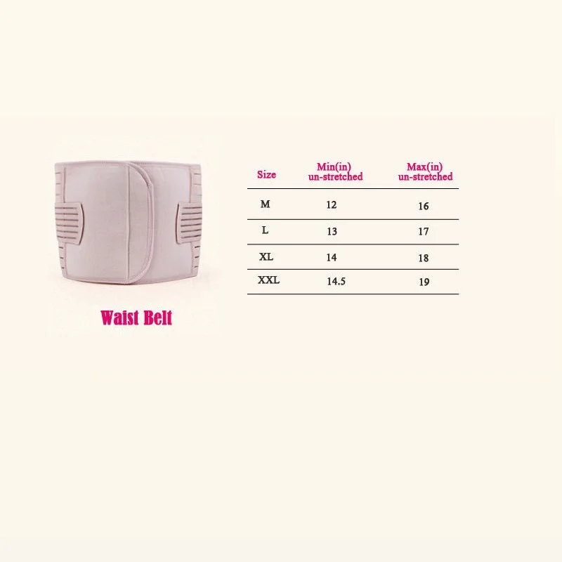 

Mom Postpartum Recovery Belly/waist/pelvis Belt Slimming Body Support Band 3 In 1 Waist Cinchers Training Corsets