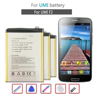 5150mah battery for umi umidigi f2 f 2 mobile phone free global shipping
