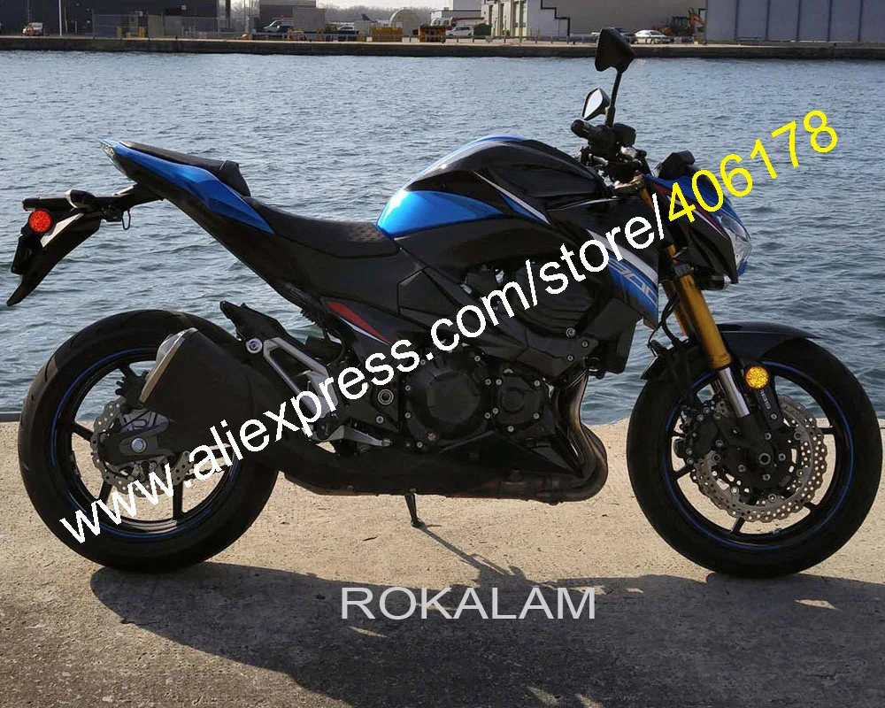 

Body Kit For Kawasaki Z800 2013 2014 2015 2016 Z 800 Blue Black Sportbike Motorcycle Fairings Set (Injection Molding)