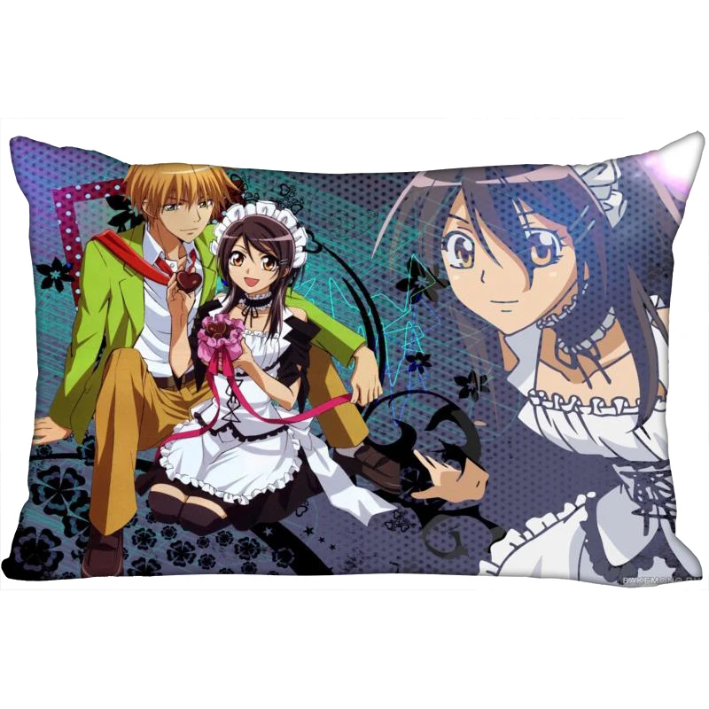 Декоративная прямоугольная наволочка Wa Maid-Sama с аниме 45x35 см (одна сторона) | Дом и