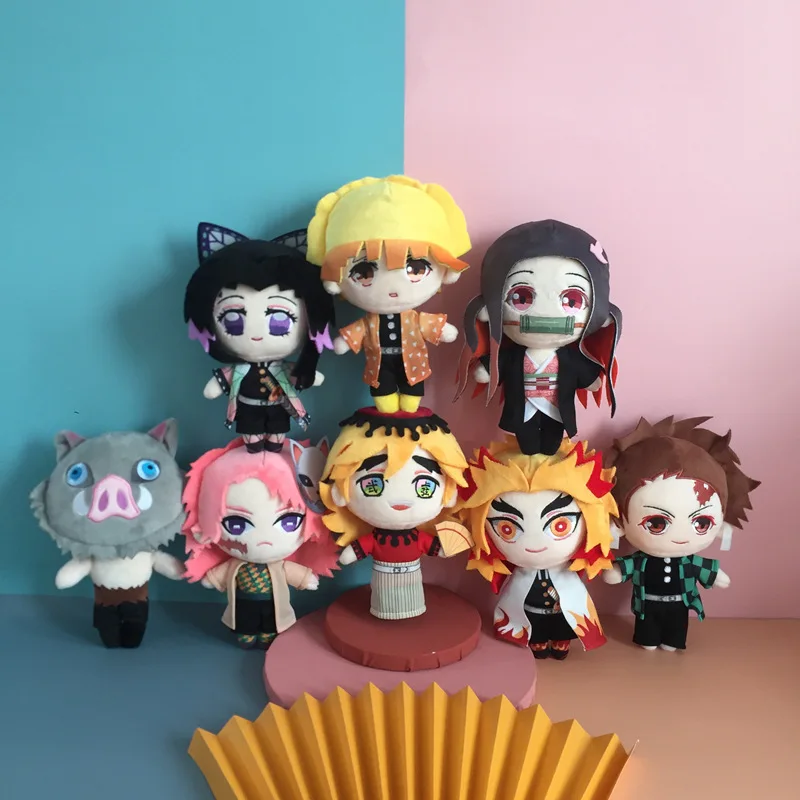 Хит продаж Аниме Демон убийца: Kimetsu без Yaiba Косплэй мягкие плюшели Куклы Мягкие