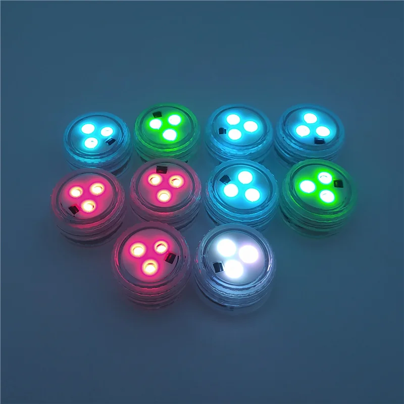 

16color Remote Controlled RGB Submersible Light Battery Operated Underwater Night Lamp Outdoor Vase Bowl Garden Party Decoration