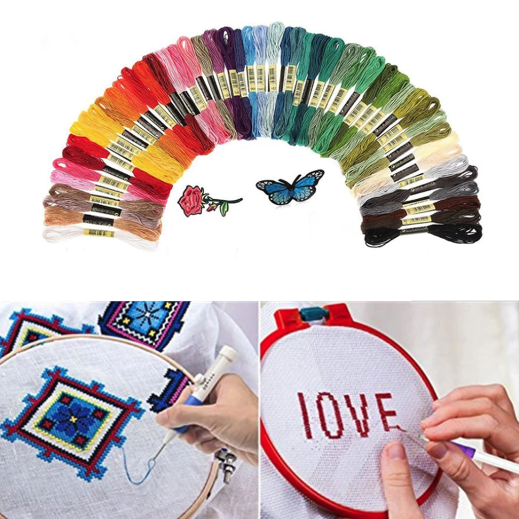 Волшебная Вышивка Шитье пуансон ремесло инструмент вышивка ручка набор нитей