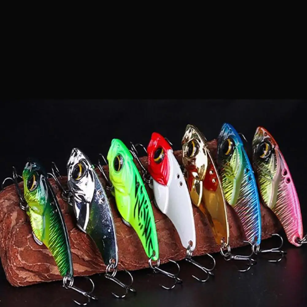 

New 3D Eyes Metal Vib Blade Lure 7g/14g Sinking Vibration Baits Artificial Vibe for Bass Pike Perch Fishing Zinc Alloy Wholesale