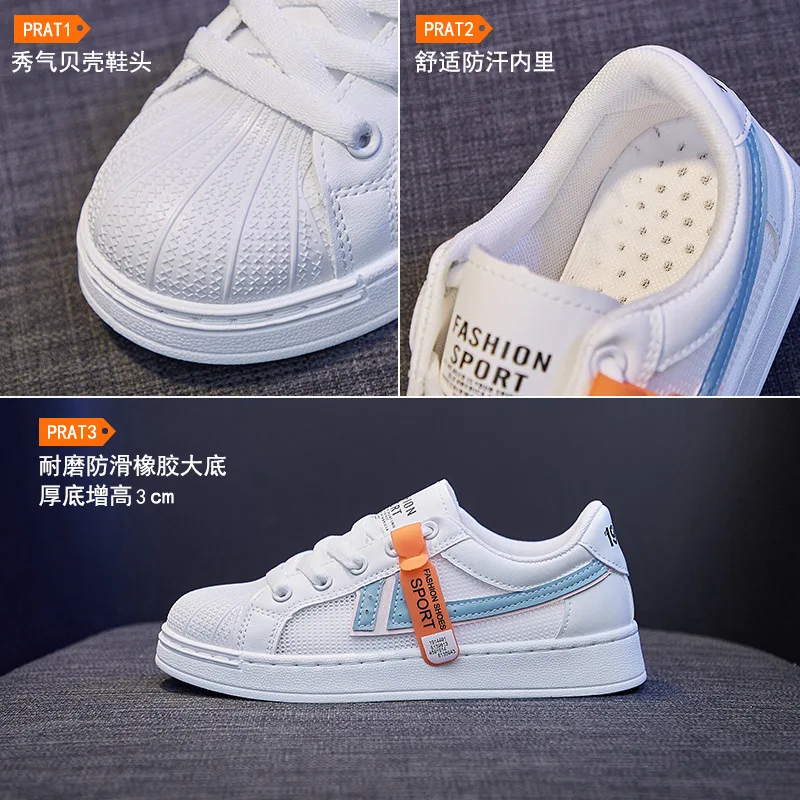 Ins breathable mesh female 2021 summer new student thick white shoe bottom platform sandals women shoes XQ726-1