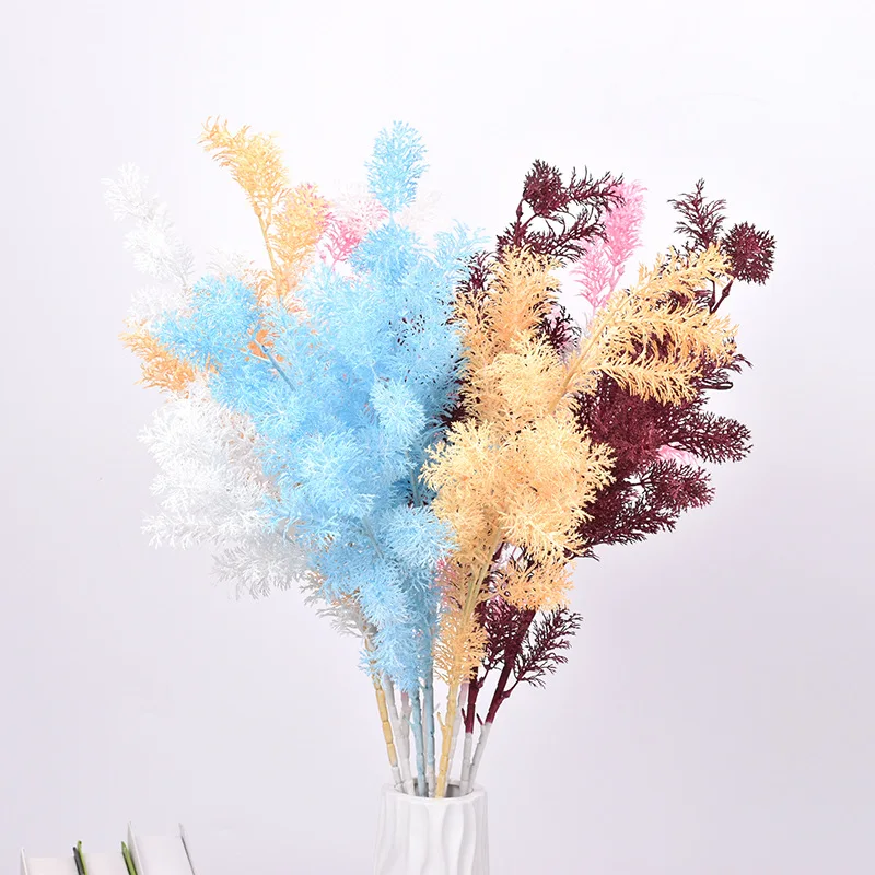 

Artificial Colorful Mist Flower 3-fork Small Vanilla Wedding Modeling Fake Flower Forest Wedding Home Decoration Plants