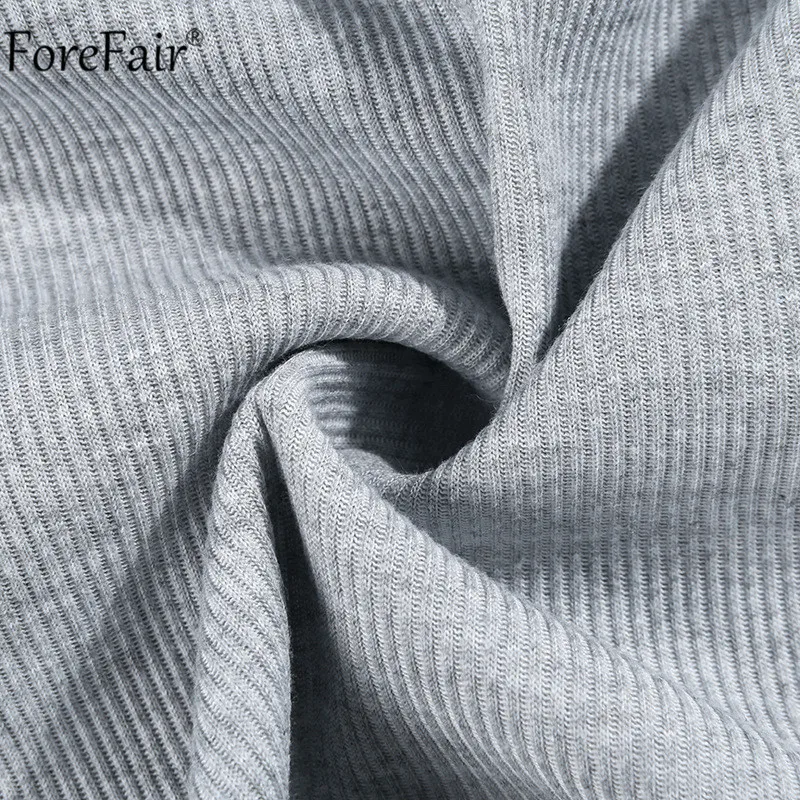 Forefair женский костюм из двух предметов на осень и зиму сексуальный топ с длинными