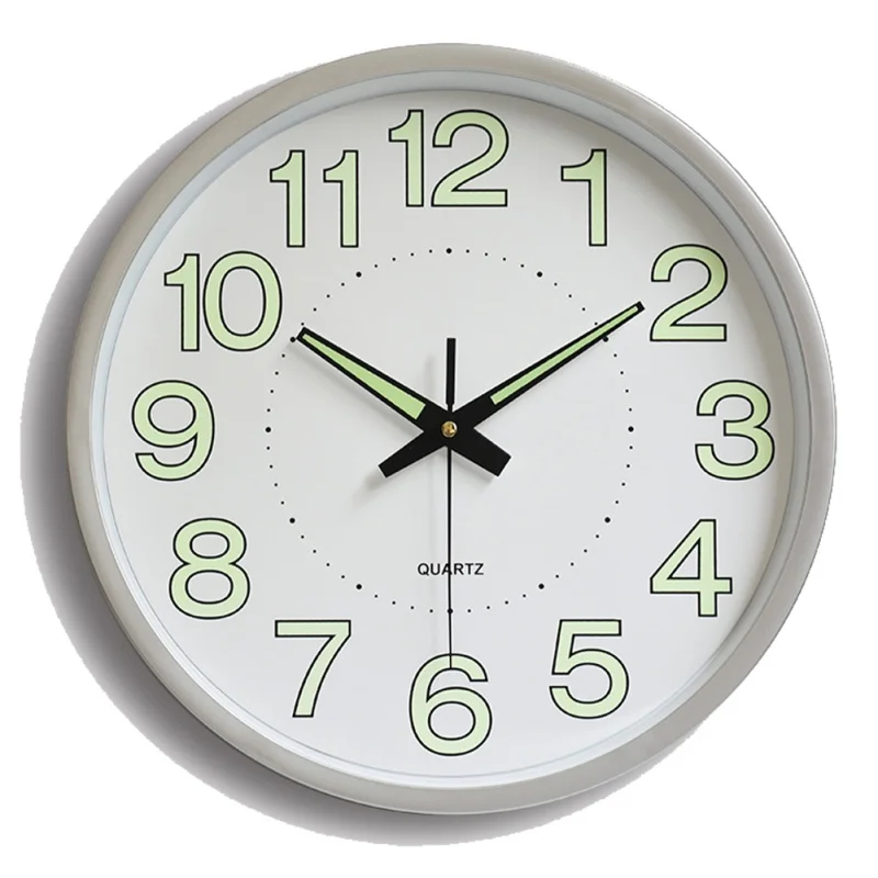 Пластиковые настенные часы Светящиеся Настенные кварцевые современный дизайн