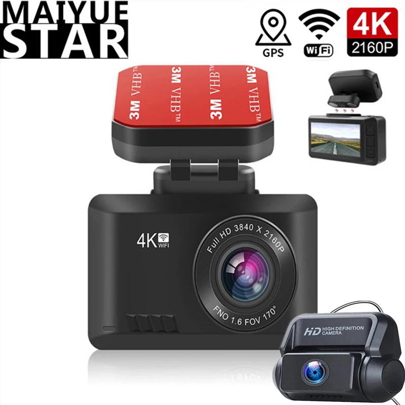Видеорегистратор Maiyue Star 4K Full HD 3840*2160P Wi Fi GPS|Видеорегистраторы| |