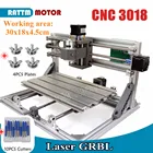 CNC 3018 GRBL управления Diy CNC машина 30x18x4,5 см, 3 оси Pcb ПВХ фрезерный станок древесины маршрутизатор лазерной гравировки, лучшие игрушки, v2.5