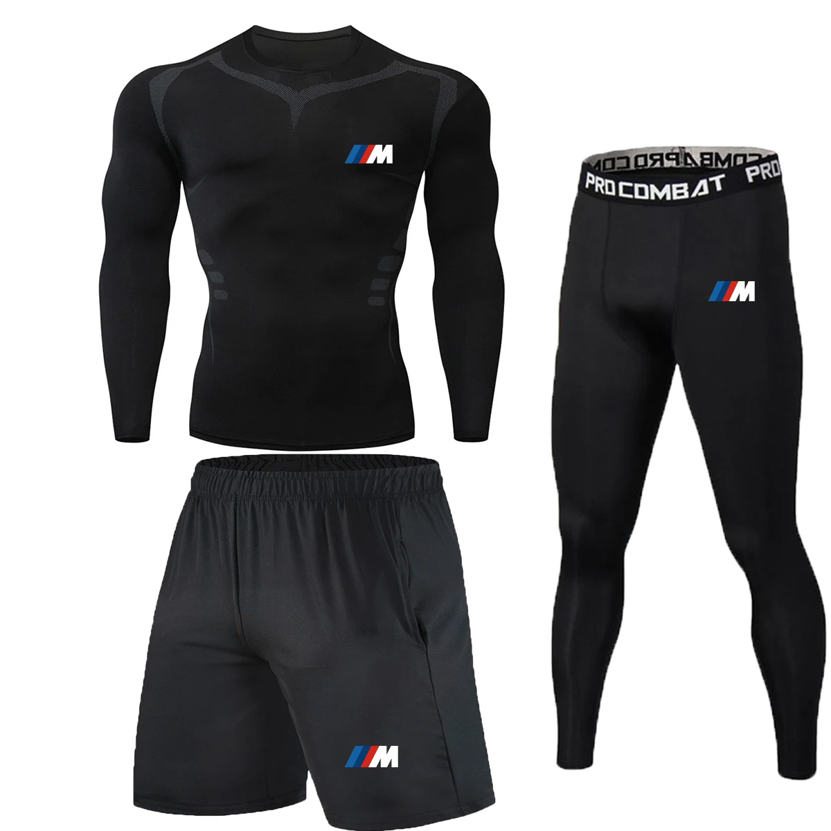 

Gym running fitness men's sportswear track and field fitness training suit racing car chest protector suit men