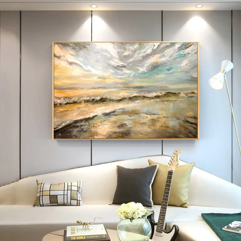 100% ручная роспись импрессионистские пейзажи искусство Масляная живопись на