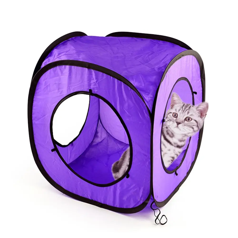 Забавные игрушки для кошек котенок питомец Игровая палатка-туннель игровая площадка игрушки открытый складной туннель для кошек Бесплатные Комбинируемые игрушки для кошек 2/3 набор