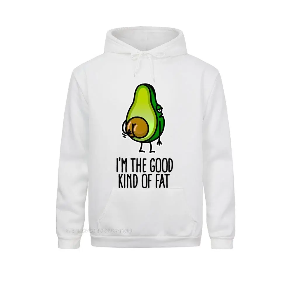Funny I_M The Good Kind Of Fat Funny Avocado Big Butt Sweater Men Cotton Women Vegan Guacamole Cartoon Cute