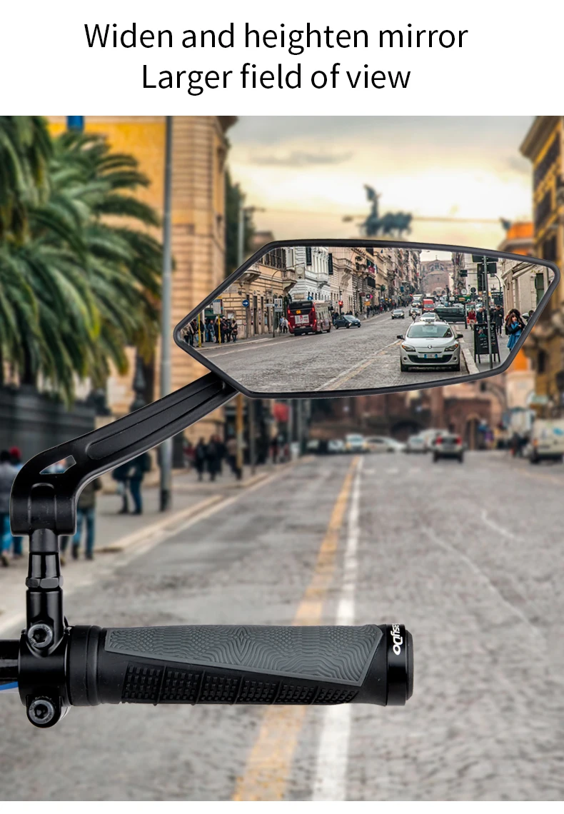 Велосипедное Зеркало заднего вида с широким диапазоном отражатель регулируемые