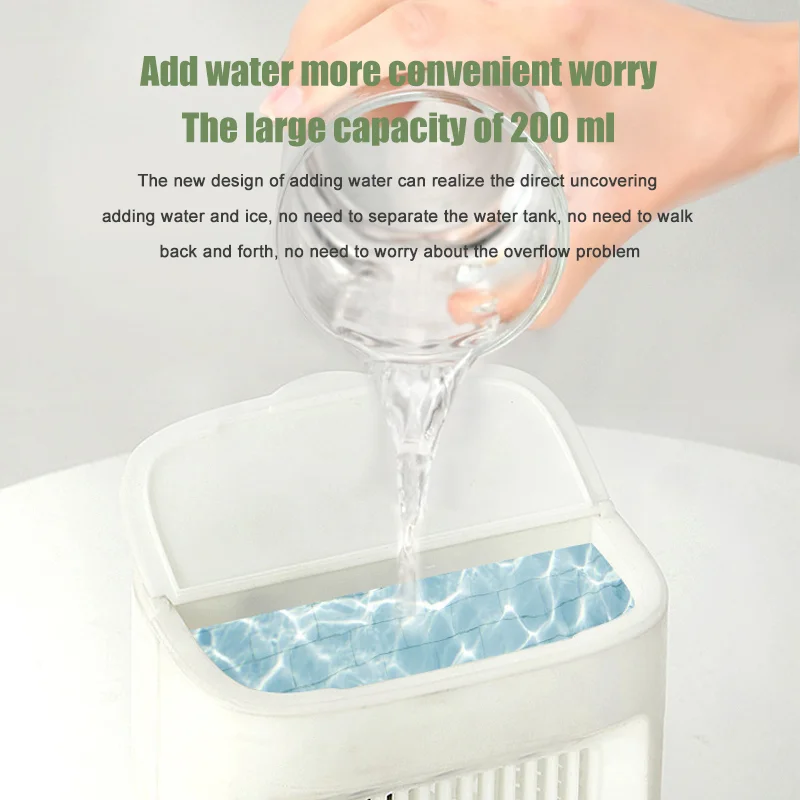 3 в 1 портативный мини кондиционер с функциями охлаждение воздуха увлажнитель