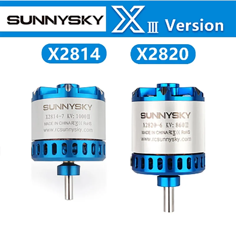 SUNNYSKY X2814-III I 445KV 570KV 860KV 900KV 1200KBrushless Motor for RC Quadcopter Airplanes Fixed Wing Plane |