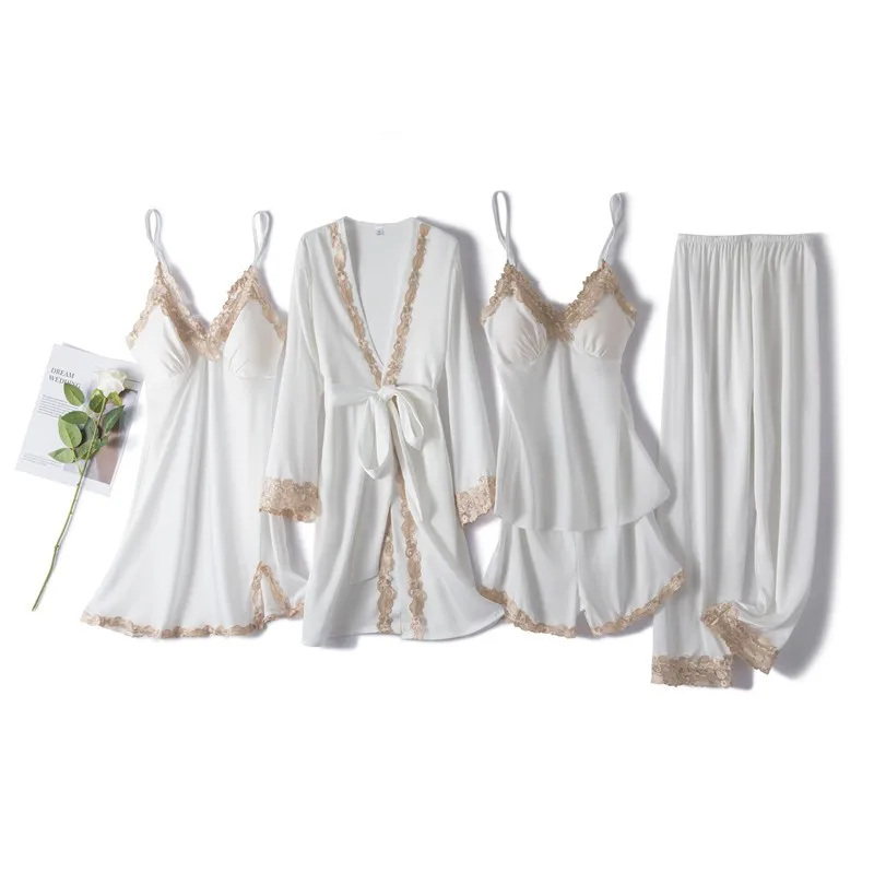 Женский пикантный халат-кимоно из искусственного шелка | Женская одежда