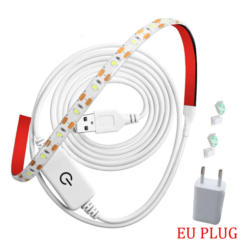 

5V USB LED Strip Lights Kit For Sewing Machine Dimmable Flexible Ribbon Tape Ultra Bright White 2835/5050 SMD Work Machine Lamp