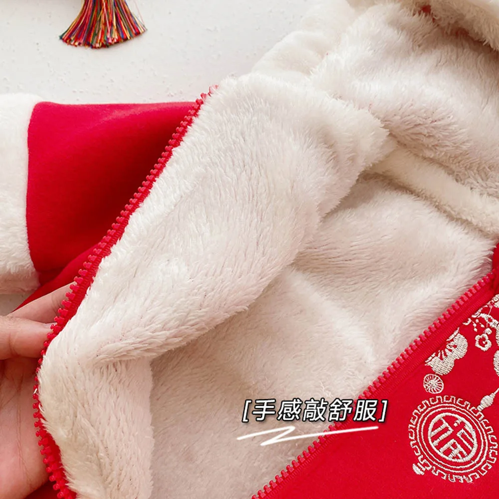 Комбинезоны с капюшоном для маленьких мальчиков бархатный теплый зимний