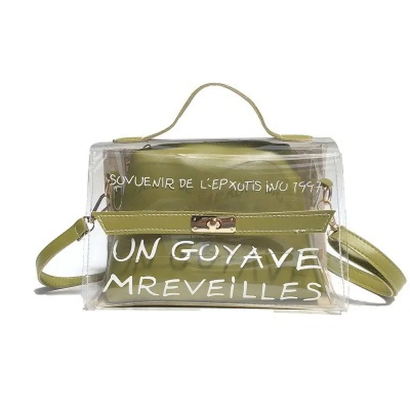 

2020 New Women Handbag High Quality Transparent Bag women bag Clear Bag bolsa feminina Shoulder Bag Crossbody bag sac main femme