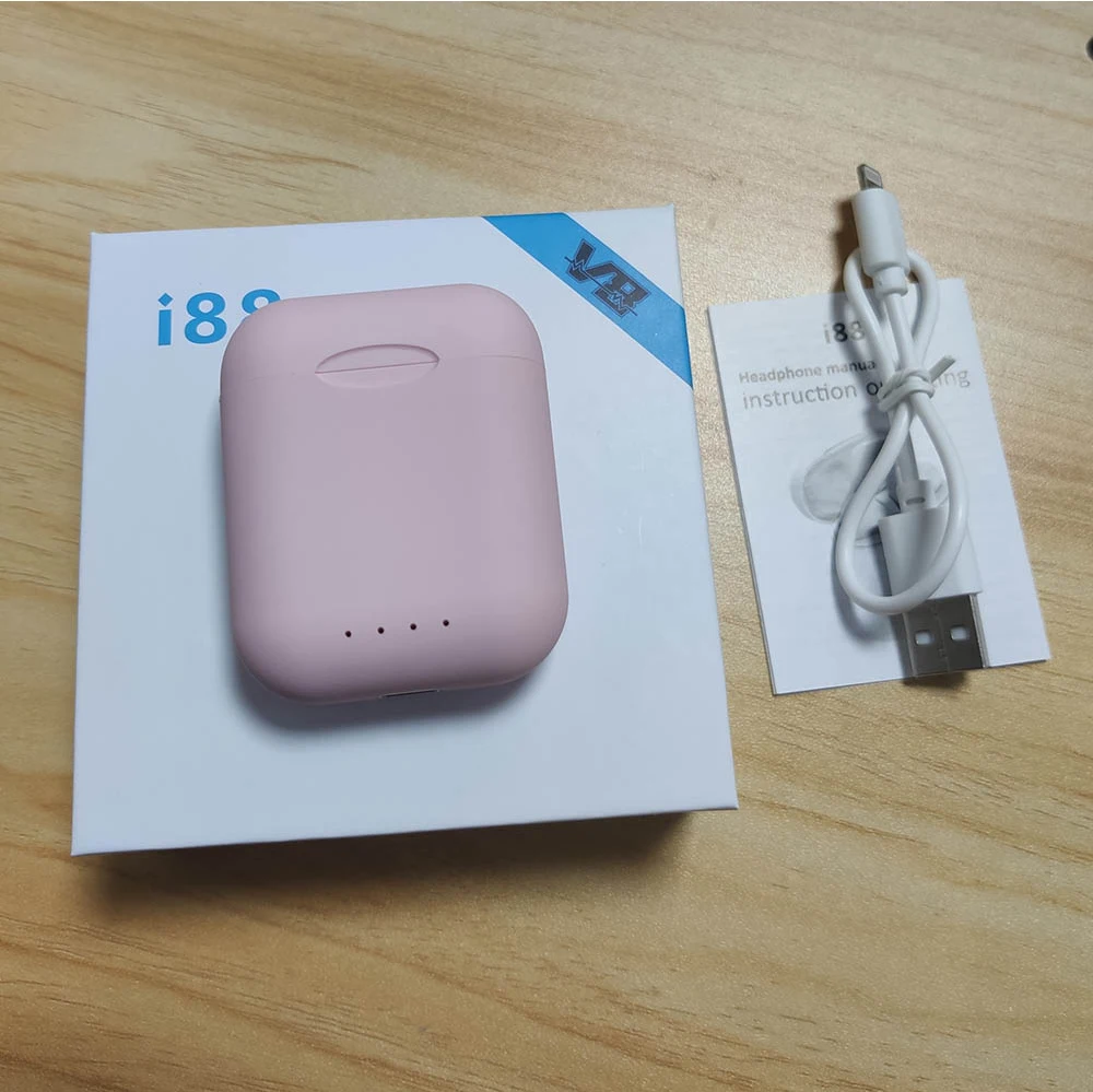 I88 оригинальные матовые беспроводные наушники, гарнитура Bluetooth 5,0, сенсорное управление, стереогарнитура, Беспроводная bluetooth, гарнитура с громкой связью