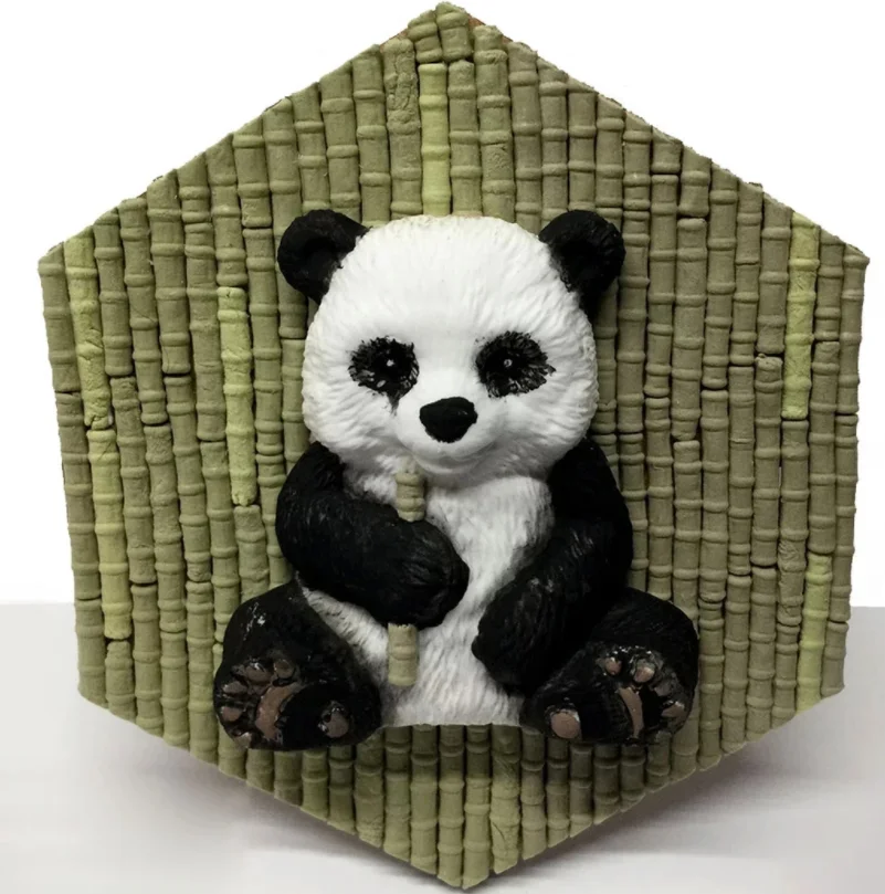 Панда бамбуковая силиконовая форма Аксессуары для выпечки шоколада | Дом и сад