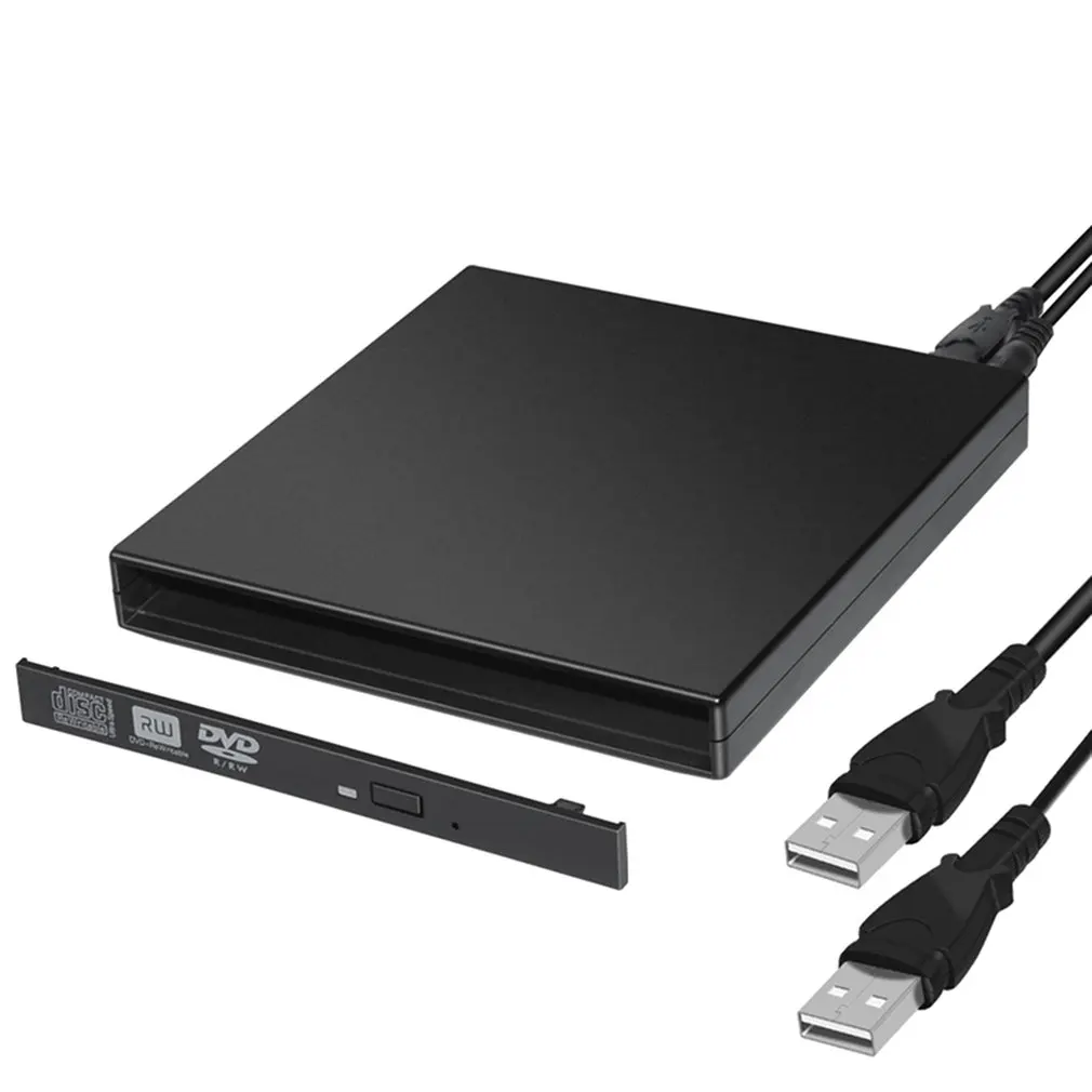 12 7 мм USB 2 0 Внешний DVD/CD ROM чехол для ноутбука настольного ПК оптический диск SATA To
