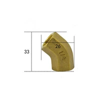 14 bspp euqal female brass 45 degree elbow pipe fitting coupler connector water gas oil