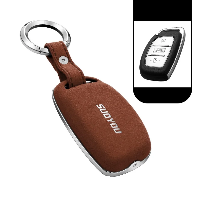 Чехол для автомобильного ключа из оцинкованного сплава Hyundai Hb20 I30 IX20 Solaris 2017 Creta Getz