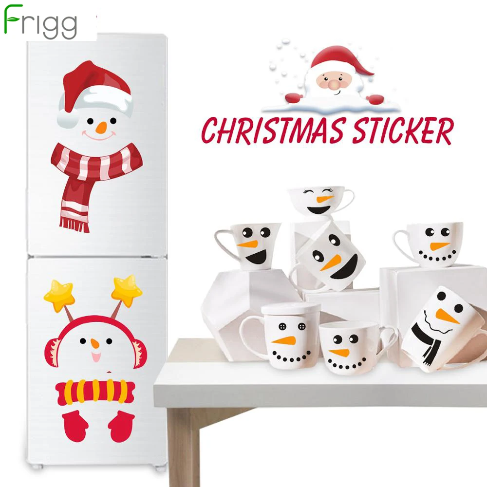 Рождественская наклейка рождественские украшения для дома 2019 Рождественский