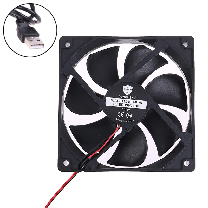 120mm 12cm 12025 Fan 5V 12V 24V 120mm*120mm*25mm DC Brushless Cooling 120x120x25mm USB 2PIN PC Computer Case Cooler - купить по