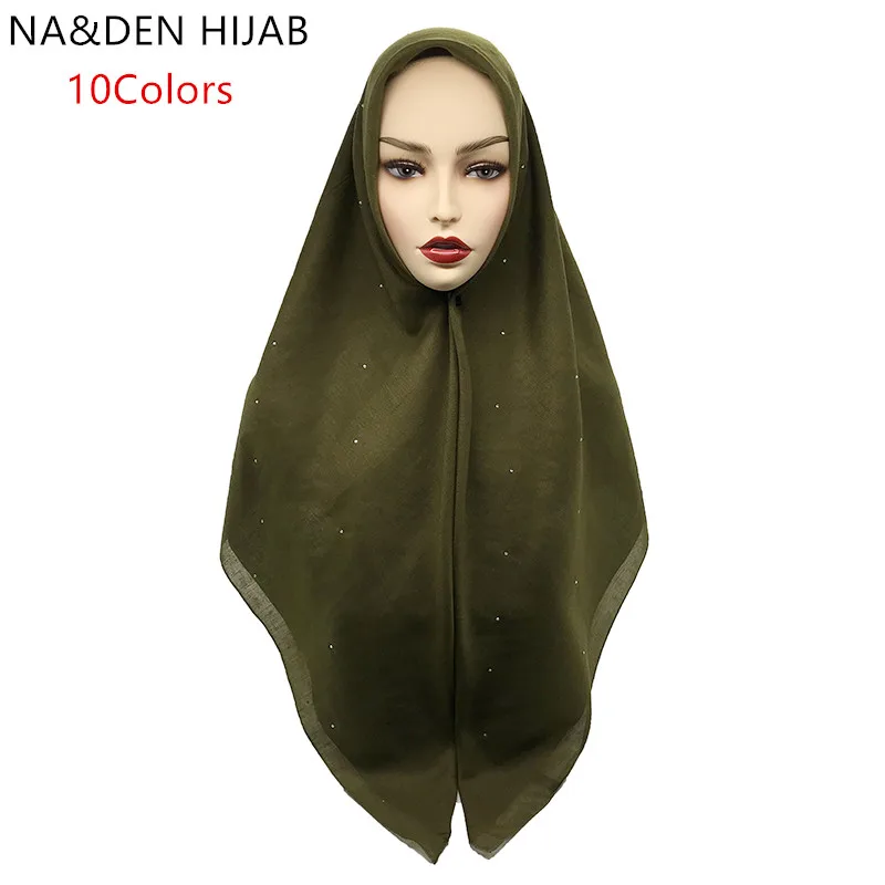 1 шт. модная новинка бандана мусульманский головной платок женское популярное