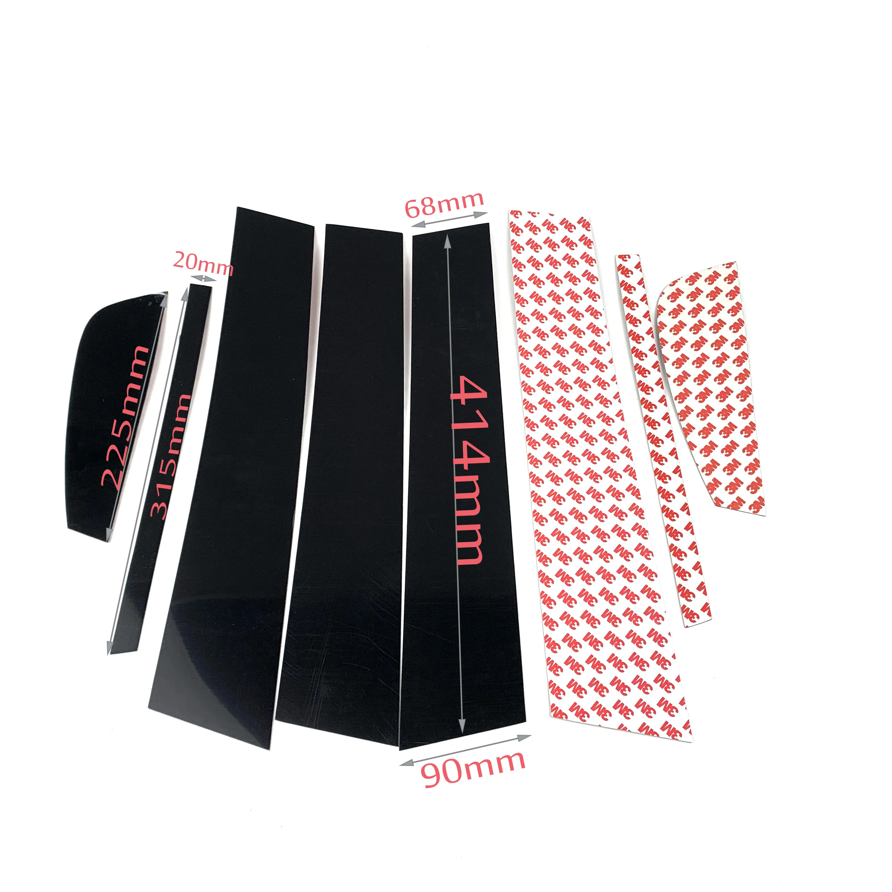 Автомобильный Стайлинг задний треугольник окна пленочный Пастер зеркальная