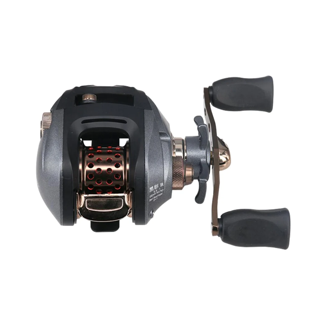 

Metal Durable Low-Profile Reel Smooth Powerful 9+1BB Fishing Reel Freshwater