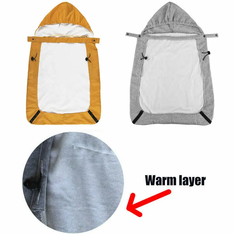 Kid Backpack Infant Baby Carrier Wrap Comfort Sling Winter Warm Cover Cloak Blanket Patchwork String Adjust Thick Free Shipping | Мать и