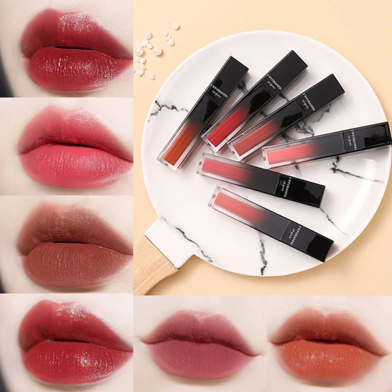 Матовая жидкая помада водостойкий макияж длительный 6 цветов бальзам для губ