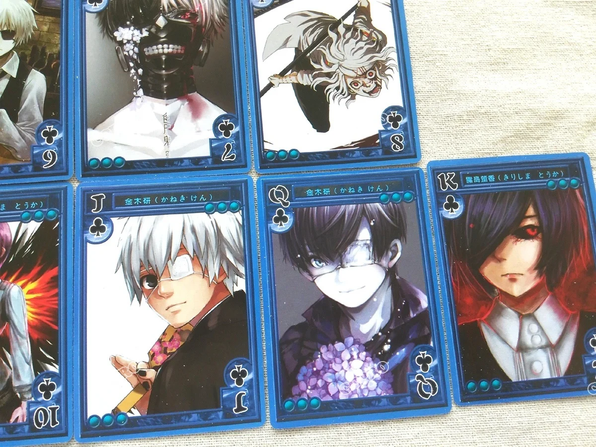

Anime Tokyo Ghoul Poker Cards/bridge Cards/playing Cards Printed with Kaneki Ken/Ayato Type A